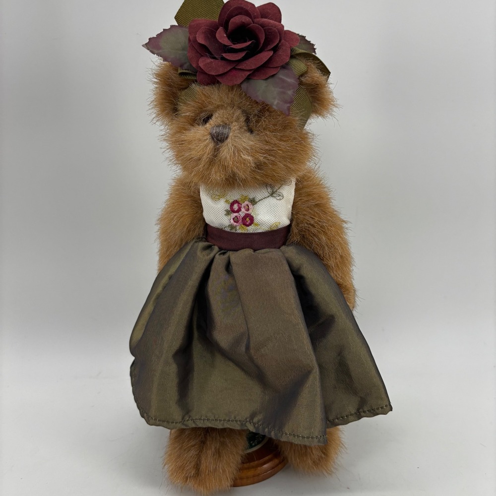 Boyds Bear The Bearington Collection Fallon Plush Teddy Bear with Stand 11 inch